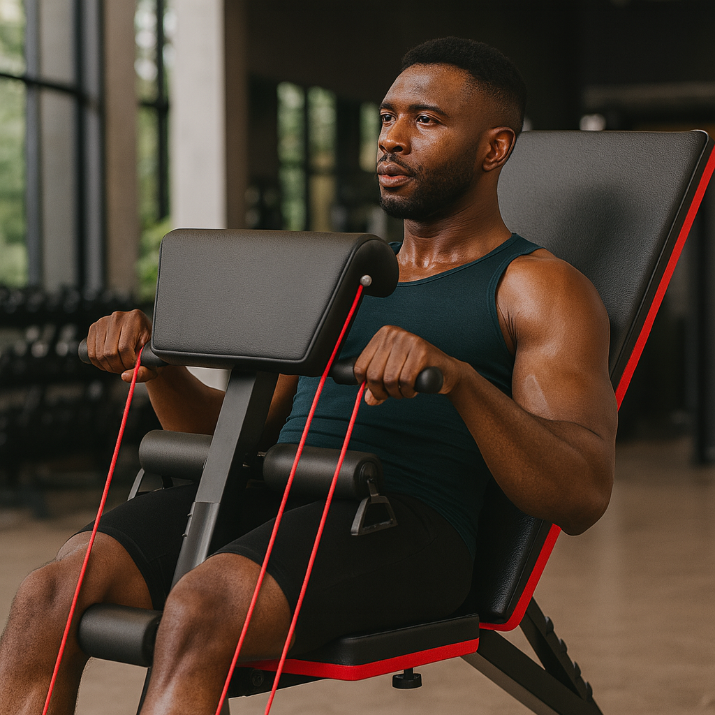 🏋️ Banc de Musculation Multifonctions – Construis le Corps de Tes Rêves à la Maison