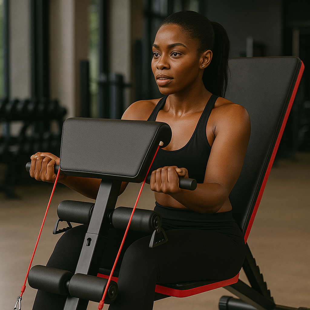 🏋️ Banc de Musculation Multifonctions – Construis le Corps de Tes Rêves à la Maison