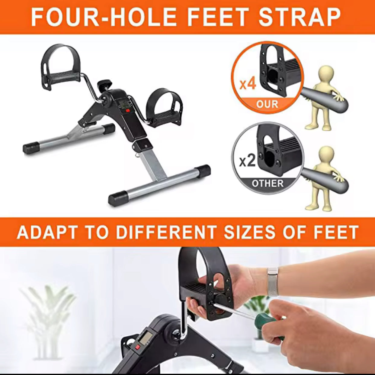 đŽââïž Mini VĂ©lo dâAppartement Pliable â Pour les Pieds & les Mains