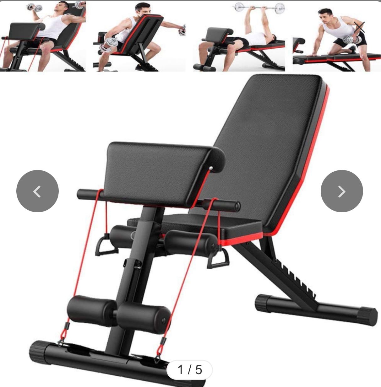 🏋️ Banc de Musculation Multifonctions – Construis le Corps de Tes Rêves à la Maison