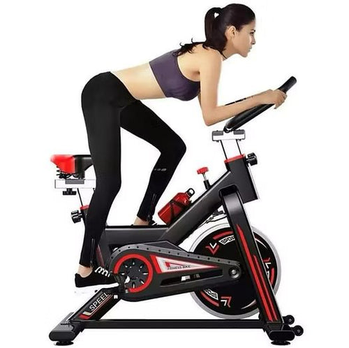 Vélo de Spinning Professionnel ISE – Résistance Réglable, Écran LCD & Confort Ajustable