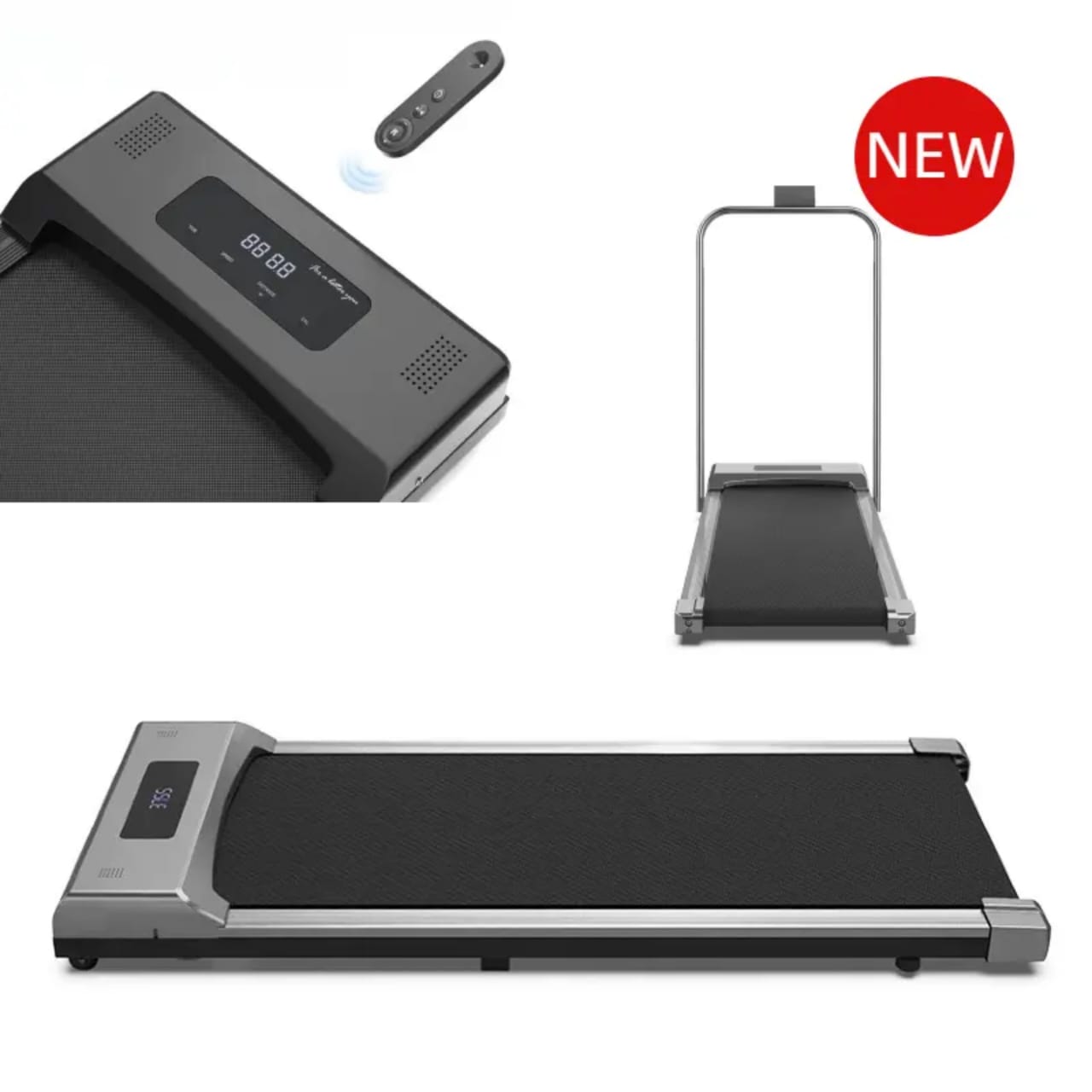 Tapis de Course Compact et Silencieux – Pliable, Sans Installation, Idéal pour Maison & Bureau