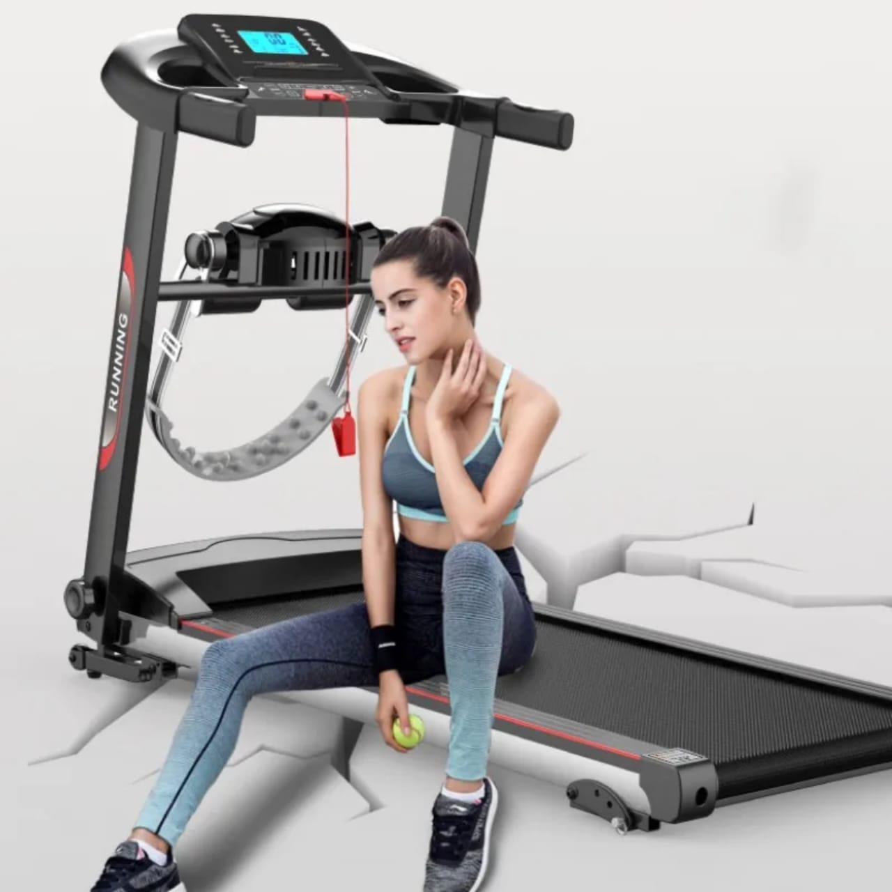 🏃♀️ Tapis de Course avec Masseur Intégré – Sport & Relaxation à la maison