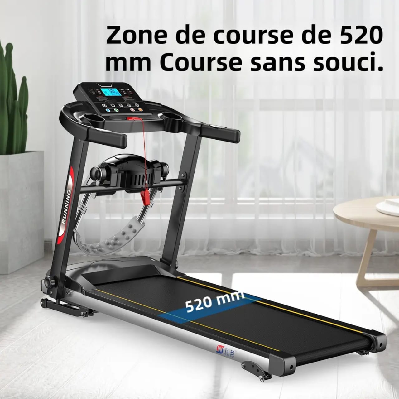 🏃♀️ Tapis de Course avec Masseur Intégré – Sport & Relaxation à la maison