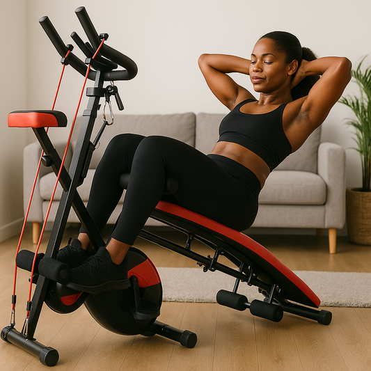 🔥 Appareil de Fitness Multifonctions – Abdos, Cardio et Musculation à la Maison