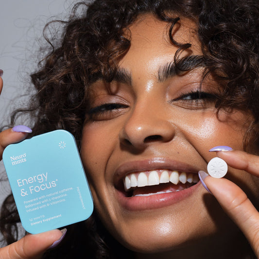 Neuro Mints – Pastilles Énergie & Focus | Zero Sucre, Vegan & Sans Gluten