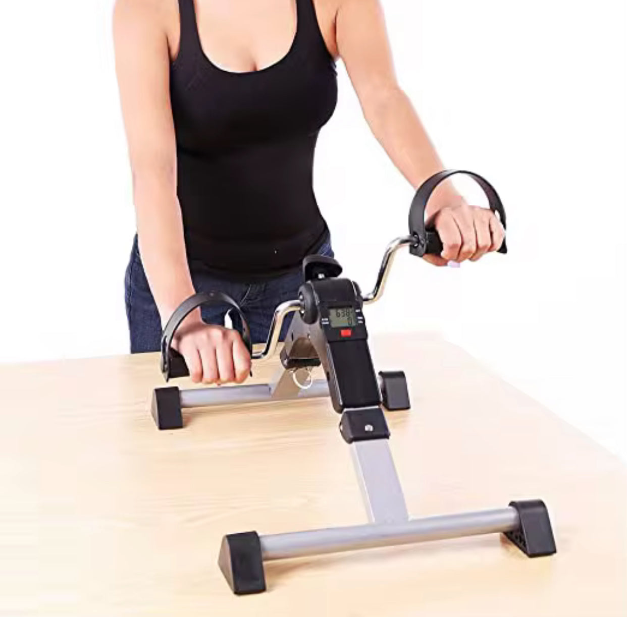 🚴‍♀️ Mini Vélo d’Appartement Pliable – Pour les Pieds & les Mains
