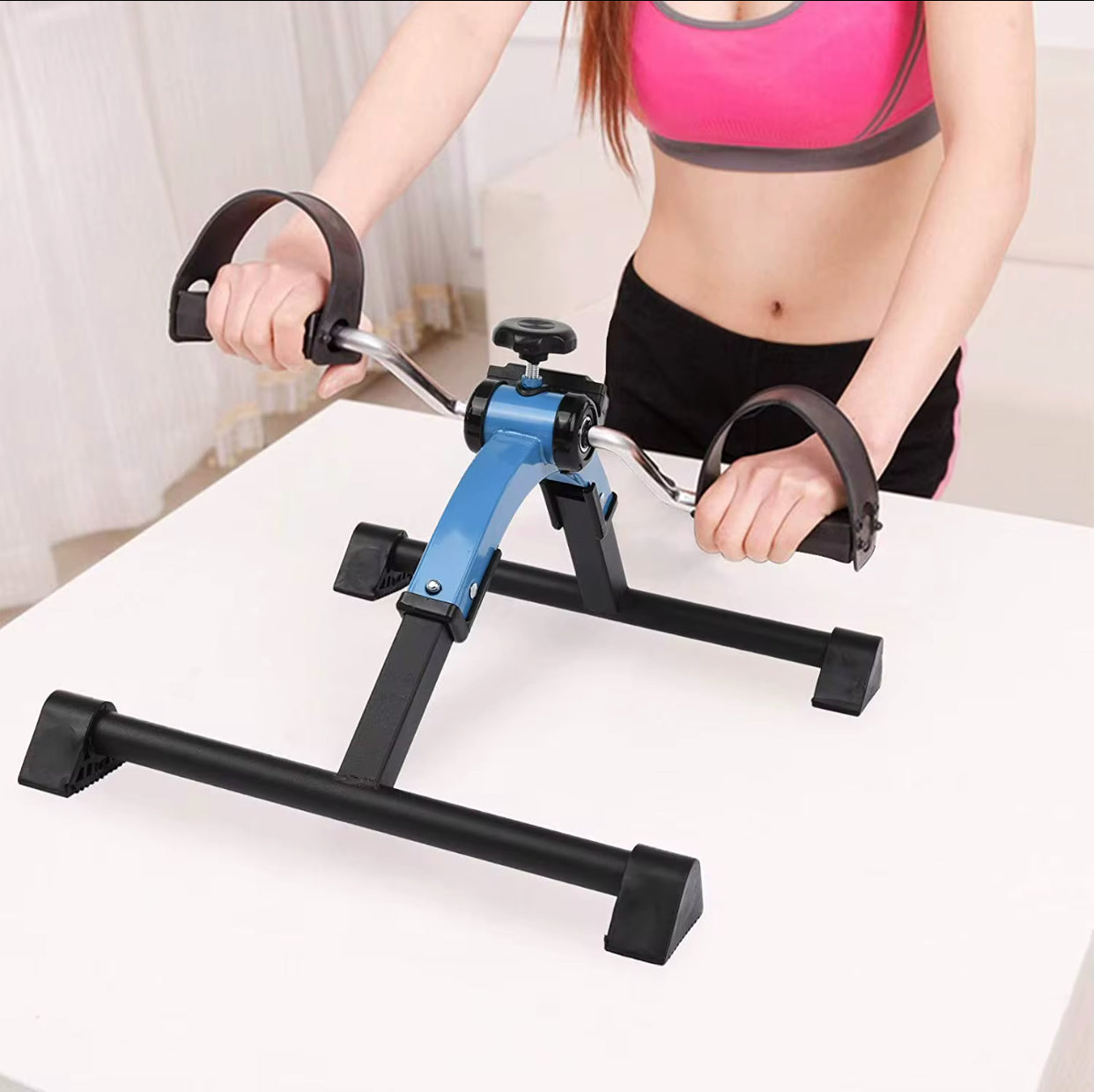 🚴‍♀️ Mini Vélo d’Appartement Pliable – Pour les Pieds & les Mains