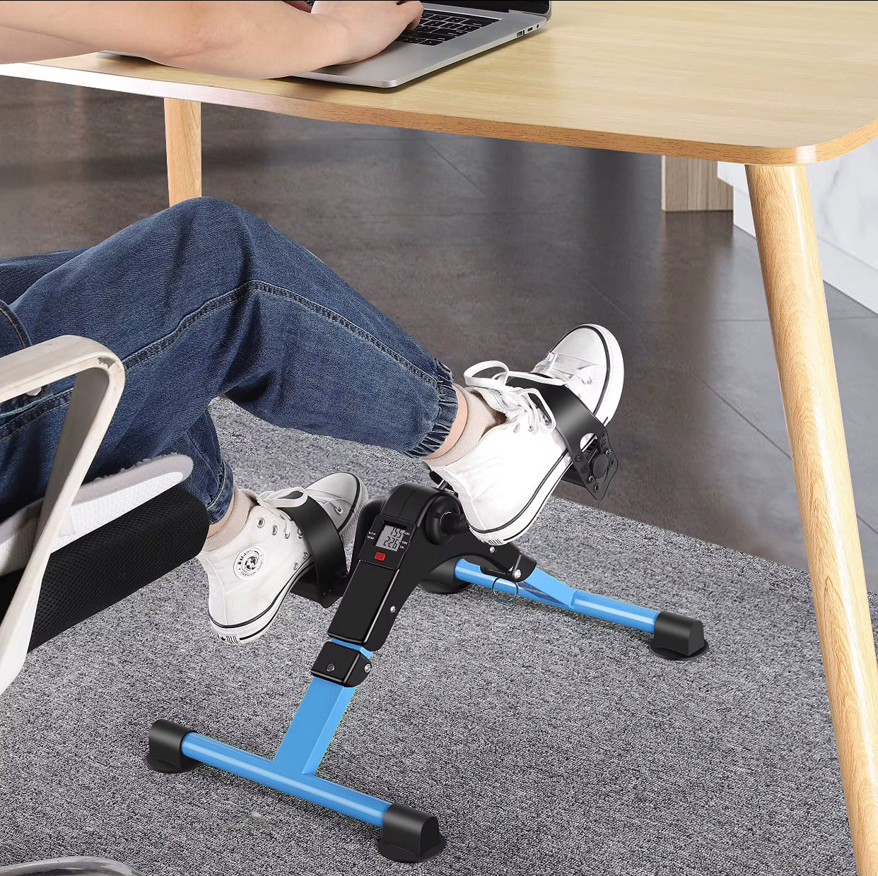 🚴‍♀️ Mini Vélo d’Appartement Pliable – Pour les Pieds & les Mains