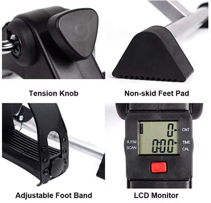 🚴‍♀️ Mini Vélo d’Appartement Pliable – Pour les Pieds & les Mains