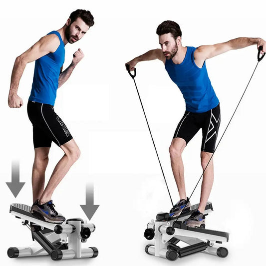 🏋️ Mini Stepper avec Élastiques – Cardio, Fitness & Renforcement Musculaire