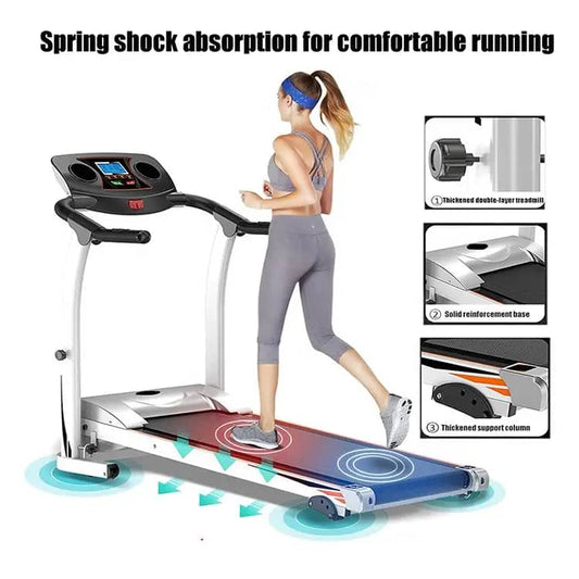 🏃♂️ Tapis de Course Pliable Ultra Compact – Silencieux, Amorti & Connecté